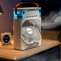 Portable Air Cooler with Humidifier and LED Light for Home Use 0
