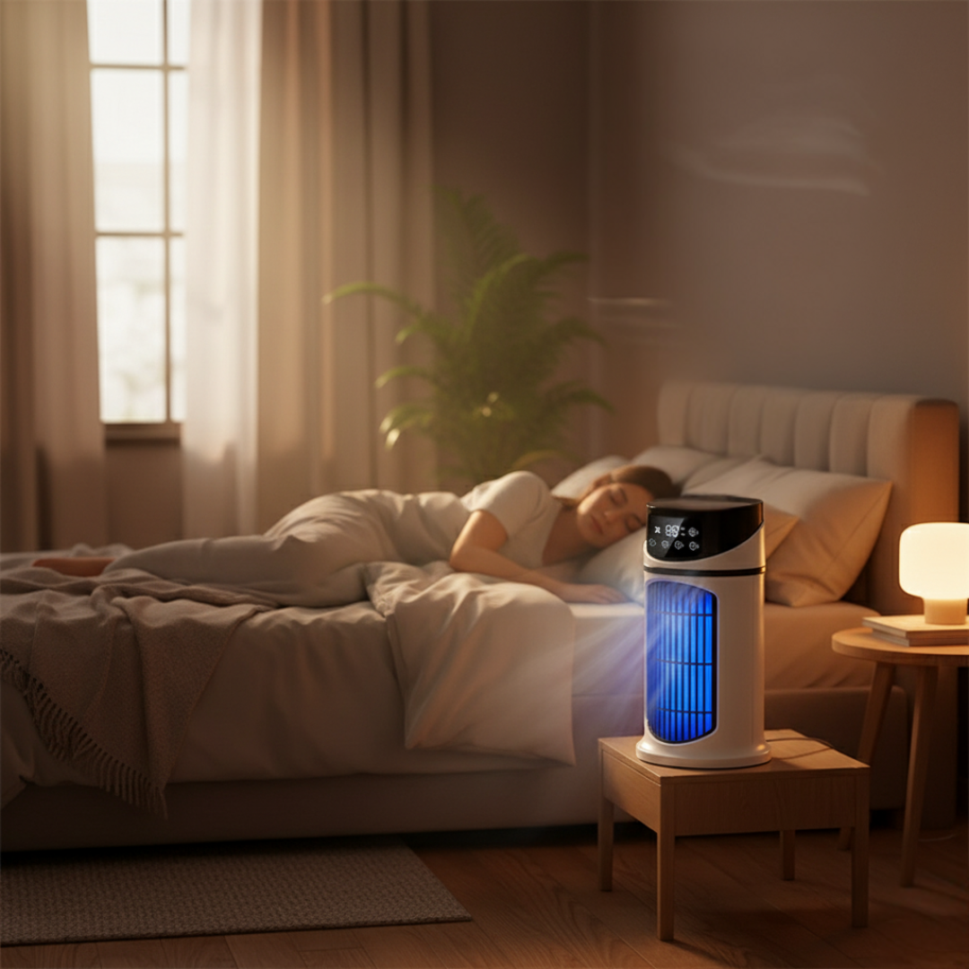 Portable Air Cooler with USB Power and Compact Design for Desk Use 4