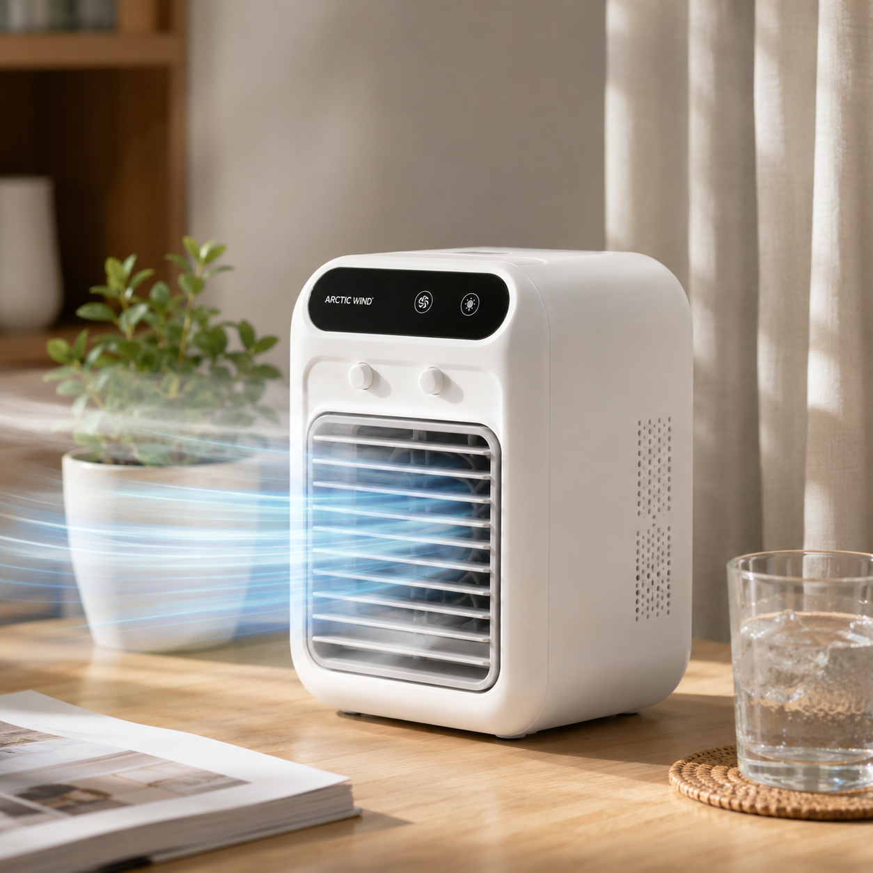 Portable Air Cooler with Water Cooling Technology for Personal Use