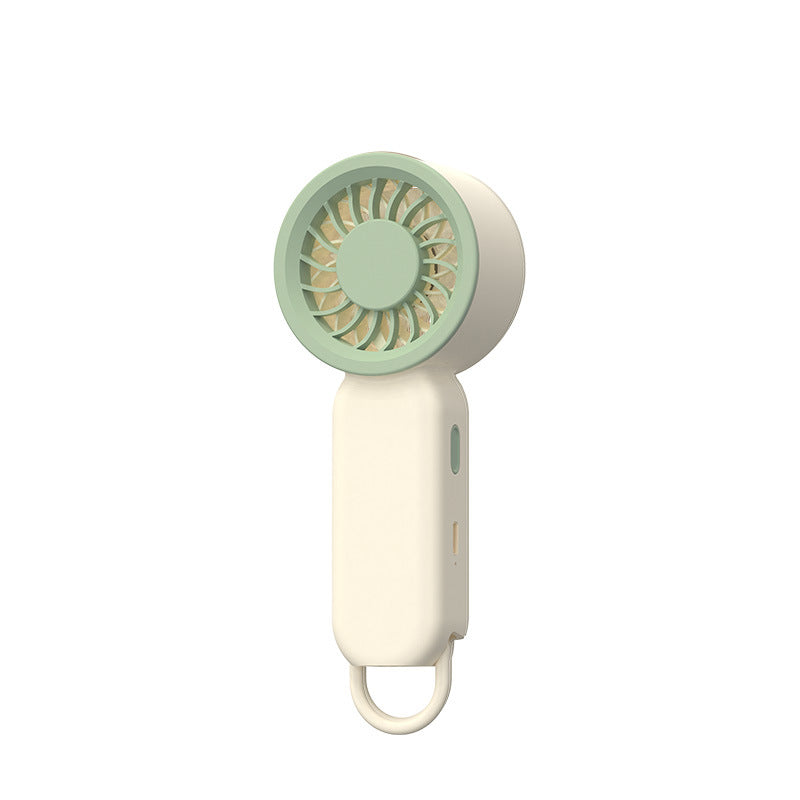 Portable Hand Held Fan in ABS with USB Rechargeable Battery for Travel 0