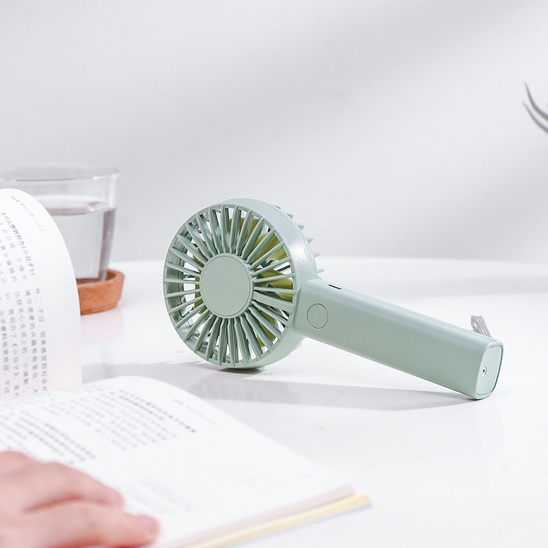 Portable Handheld Fan in ABS Plastic with Rechargeable Battery and USB Charging 3