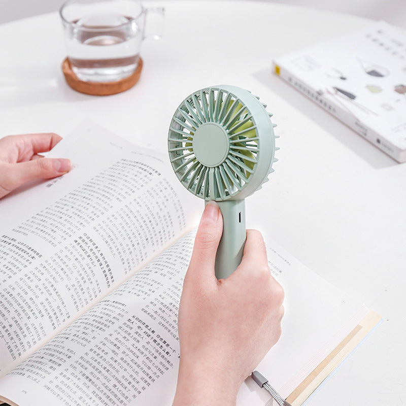 Portable Handheld Fan in ABS Plastic with Rechargeable Battery and USB Charging 4