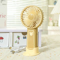 Portable Handheld Fan in Durable Plastic with Detachable Stand for Personal Cooling 0