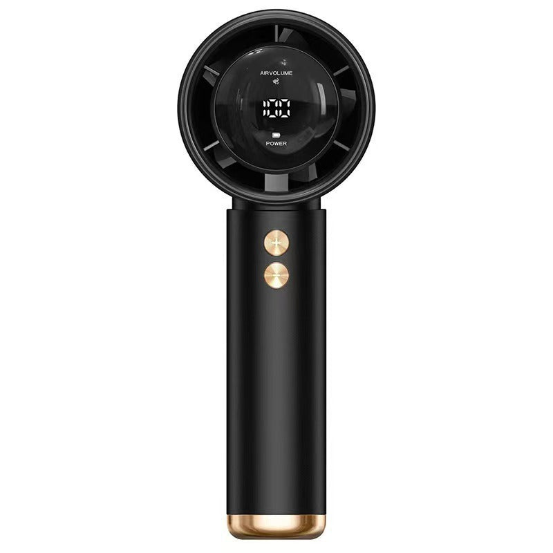 Portable Handheld Fan with Bladeless Design and LED Display for Travel 6