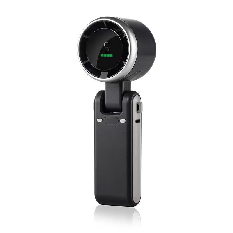 Portable Handheld Fan with Bladeless Design and LED Display for Travel 7