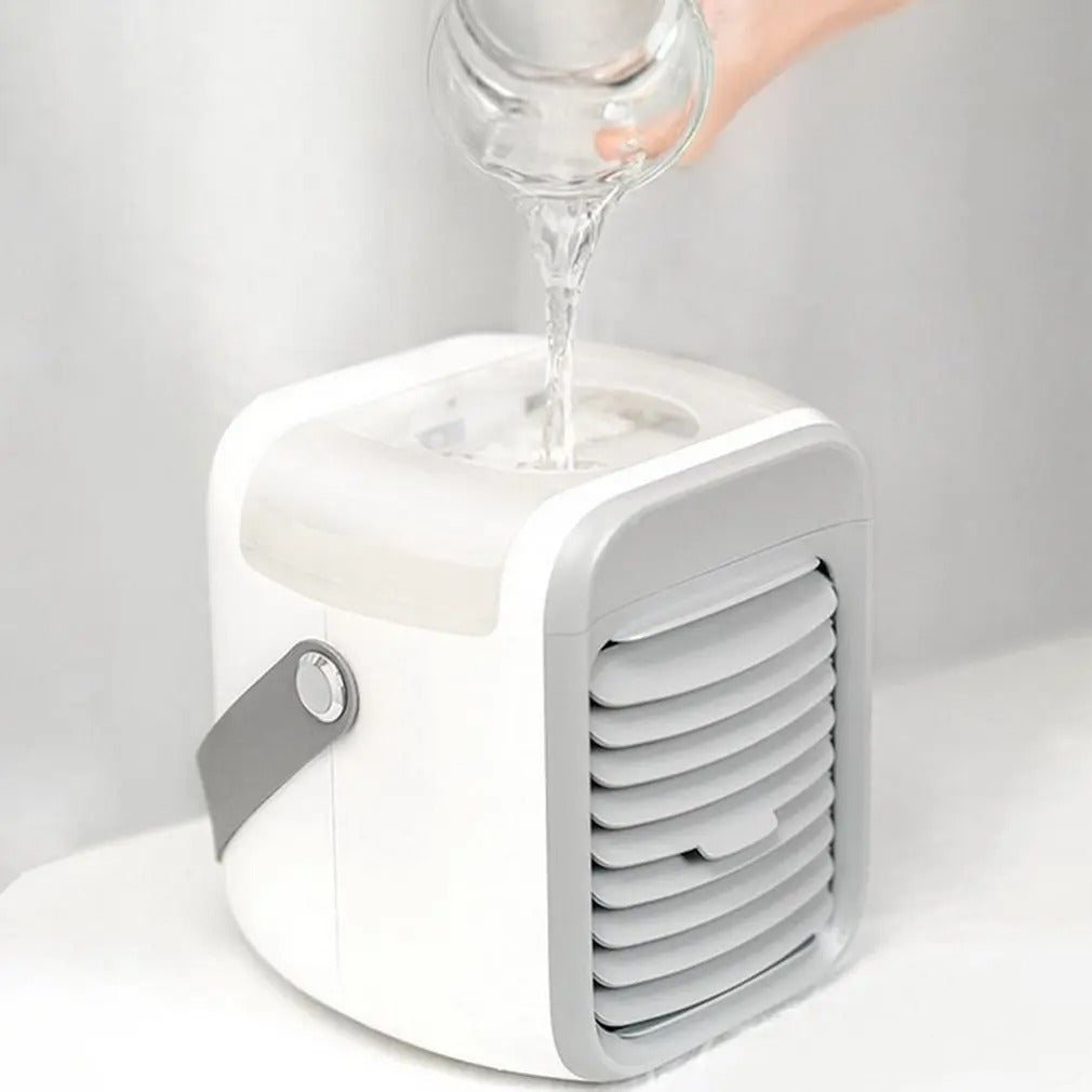 Portable Mini Air Cooler with USB Rechargeable Battery and Humidifier 4
