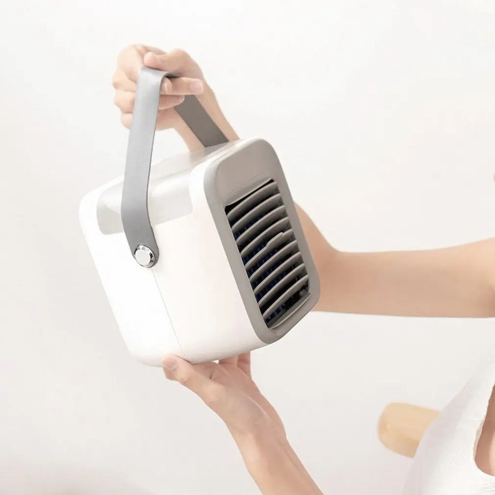 Portable Mini Air Cooler with USB Rechargeable Battery and Humidifier 7