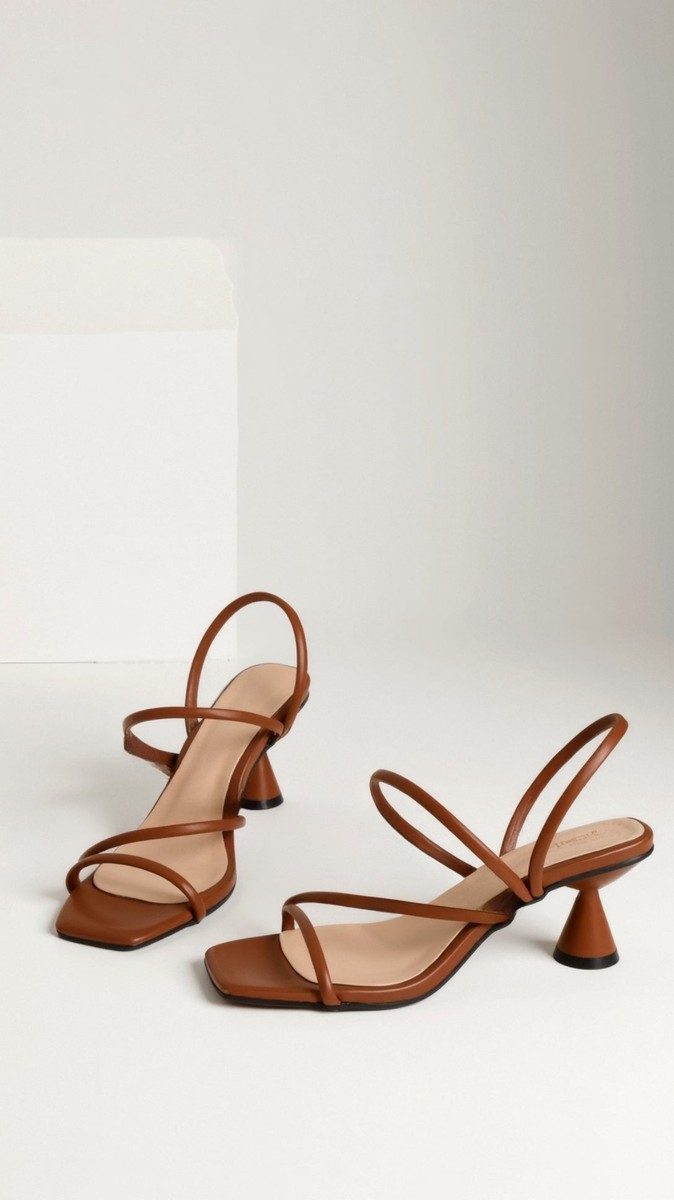 Stephanie - Strappy Heeled Sandals with Block Heel for Weddings & Elegance 5