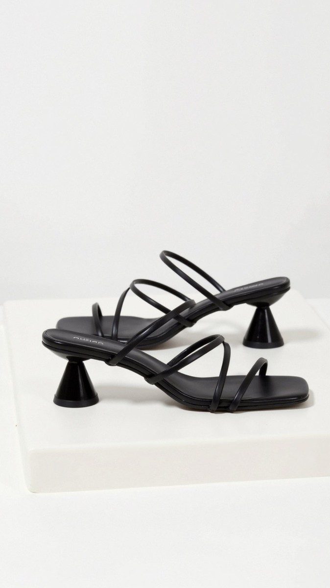 Stephanie - Strappy Heeled Sandals with Block Heel for Weddings & Elegance 8