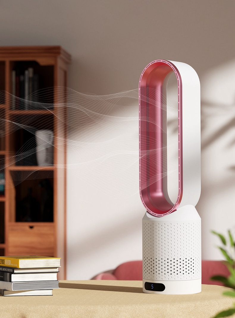 Tower Fan with Remote Control and Air Purifier, 22 Inch Bladeless Design 1