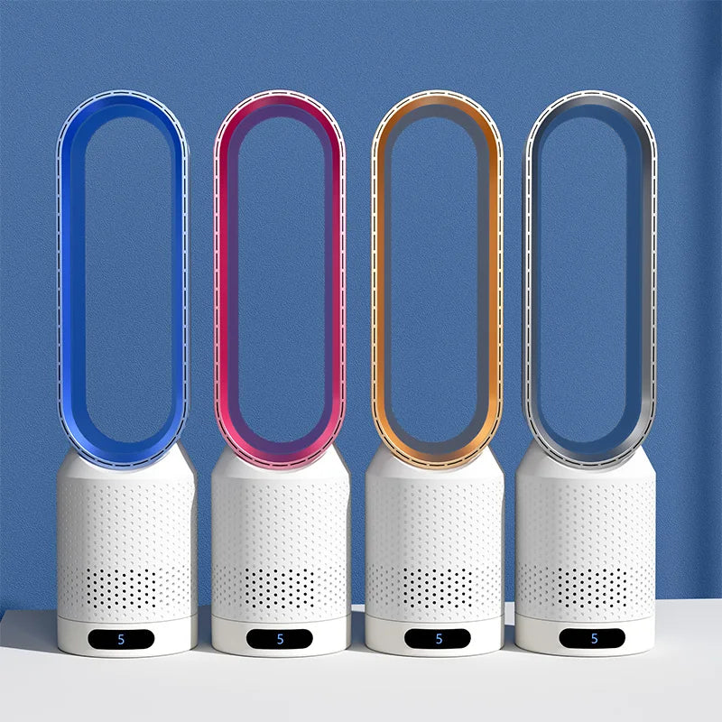 Tower Fan with Remote Control and Air Purifier, 22 Inch Bladeless Design 7