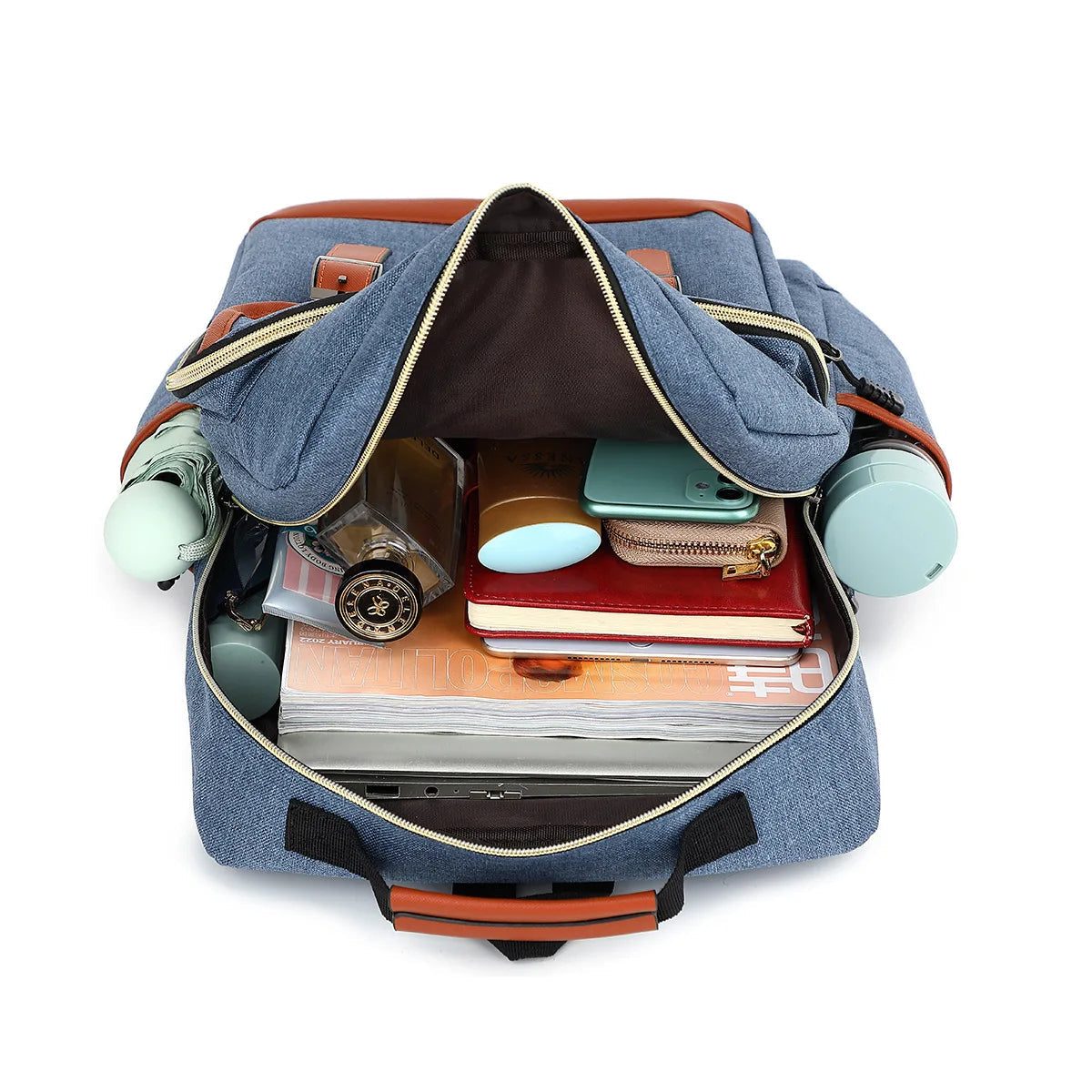 Vintage Waterproof Travel Backpack - Large Capacity, Ergonomic Design 8