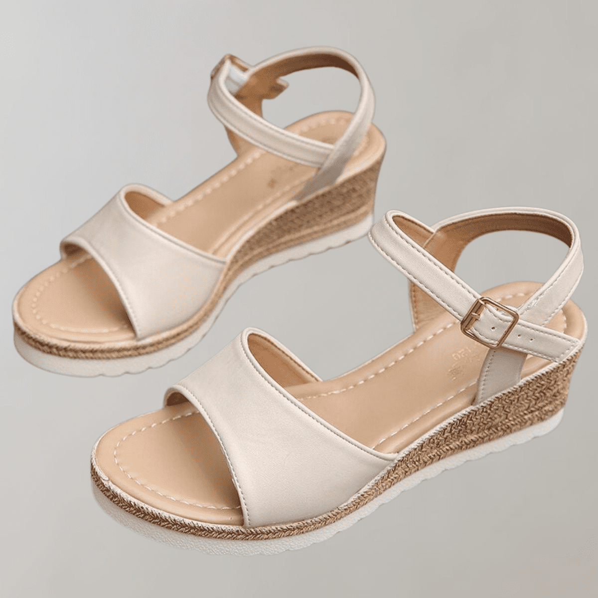 Wolff Women's Orthopedic Wedge Sandals - Adjustable Straps for Comfort 3