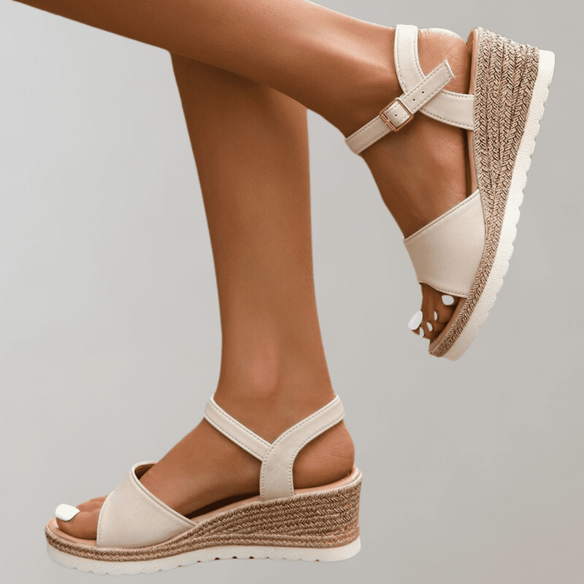 Wolff Women's Orthopedic Wedge Sandals - Adjustable Straps for Comfort 4